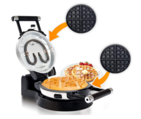 Secura Upgrade Automatic 360 Rotating waffle maker