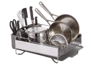 KitchenAid Full-Size Dish Rack, Light Grey