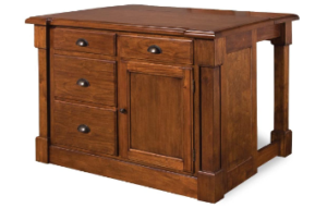 Aspen Rustic Cherry Kitchen Island 