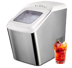 Gevi Household Countertop Nugget Ice Maker Machine