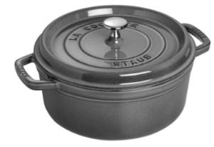 Staub Cast Iron 4-qt Round Cocotte